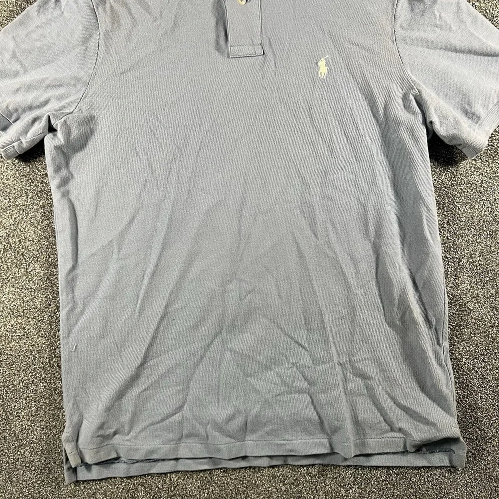 Polo Ralph Lauren Classic Fit Polo Shirt Blue Short Sleeve Pony Logo Men's M